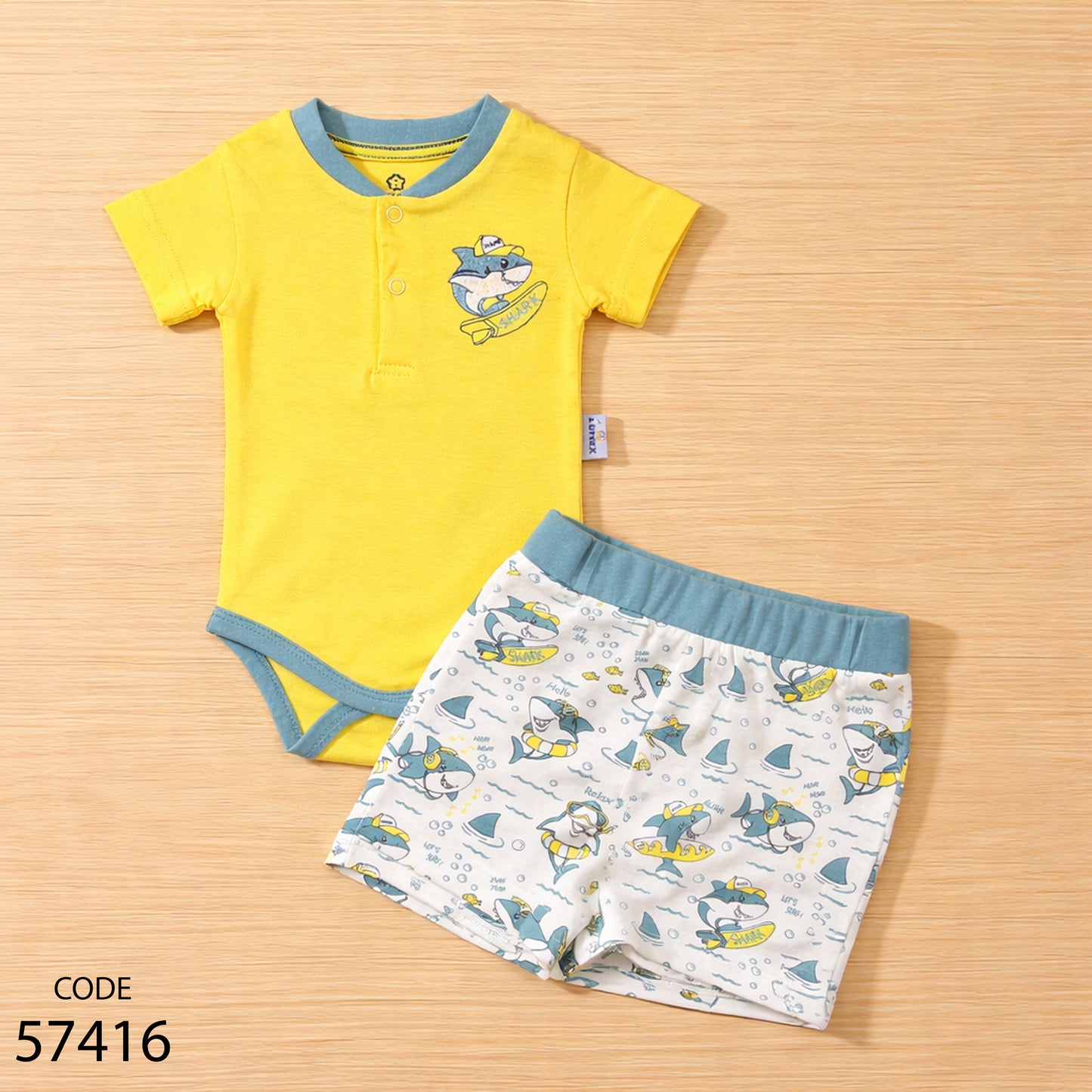 طقم قطن لحديث الولادة