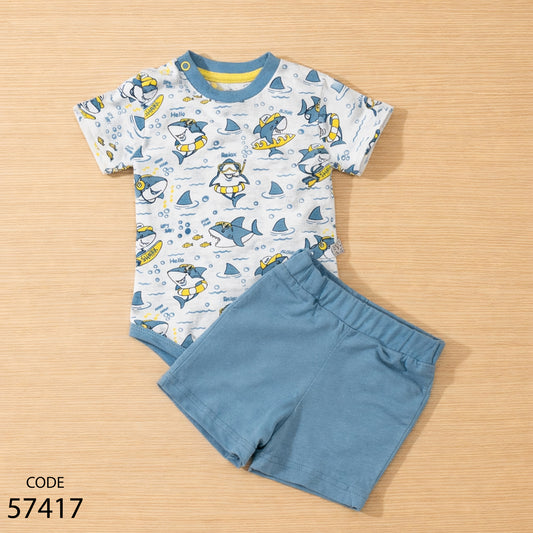 طقم قطن لحديث الولادة