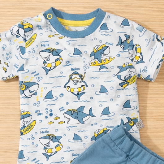 طقم قطن لحديث الولادة