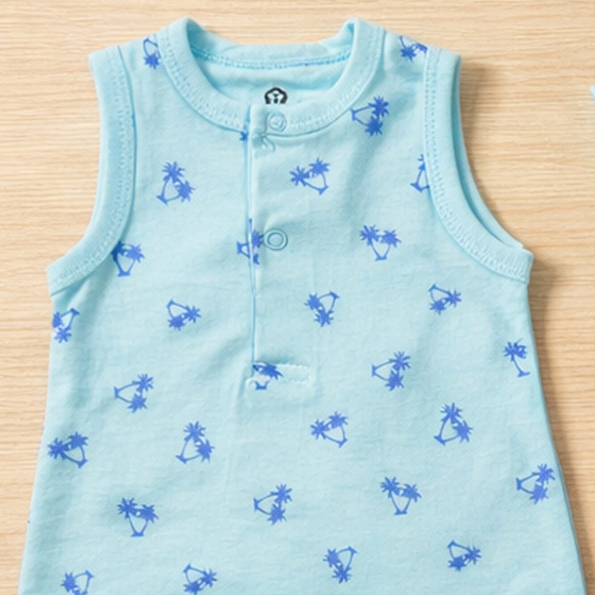 طقم 2 سالوبيت قطن لحديث الولادة