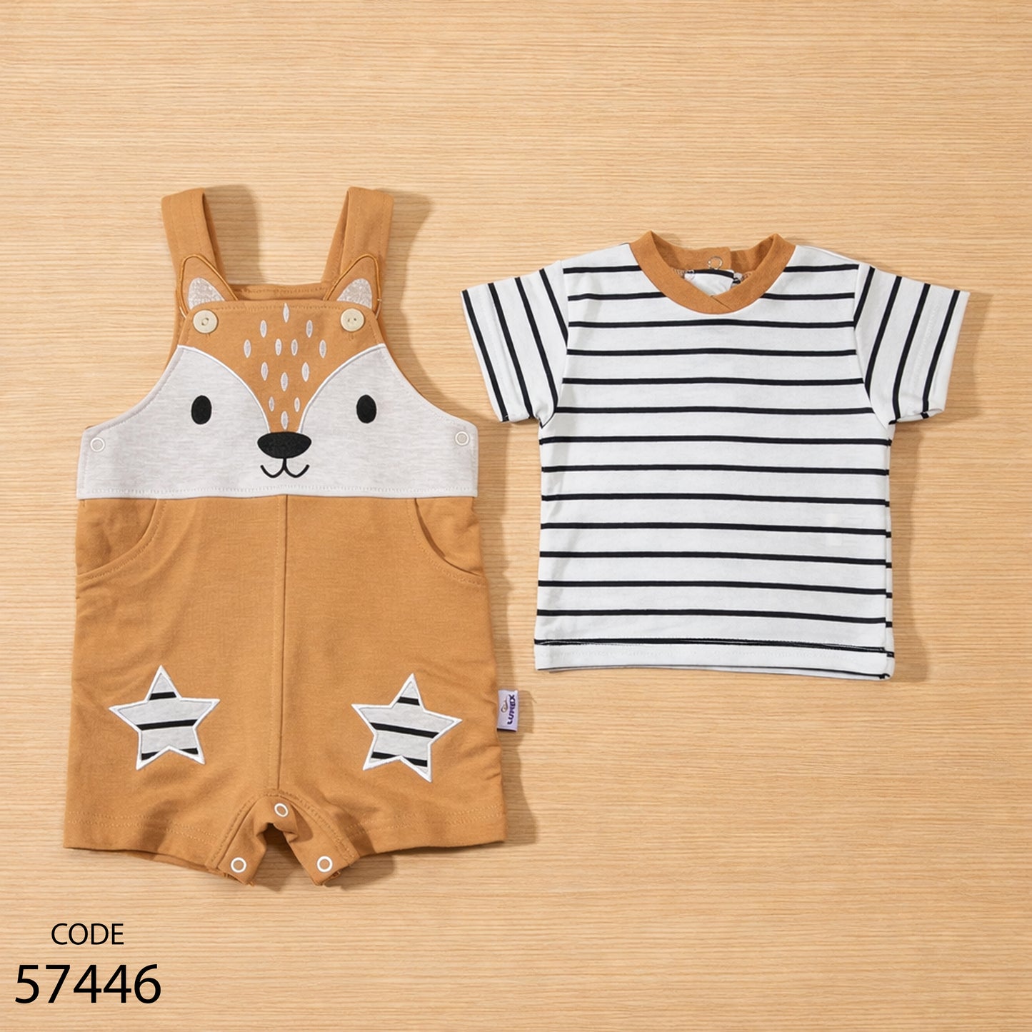 سالوبيت مع تيشيرت قطن لحديث الولادة