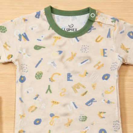 سالوبيت مع تيشيرت قطن لحديث الولادة