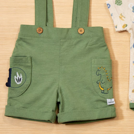 سالوبيت مع تيشيرت قطن لحديث الولادة