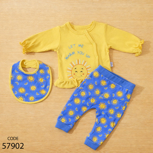 طقم قطن لحديث الولادة