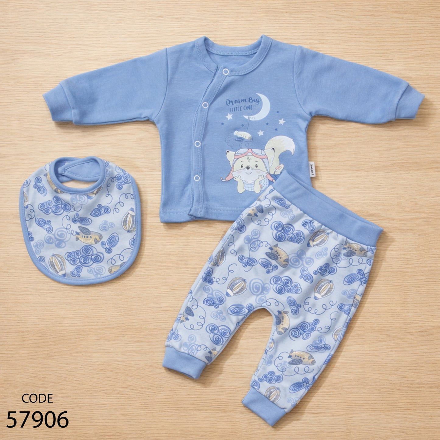 بجامة قطن لحديث الولادة