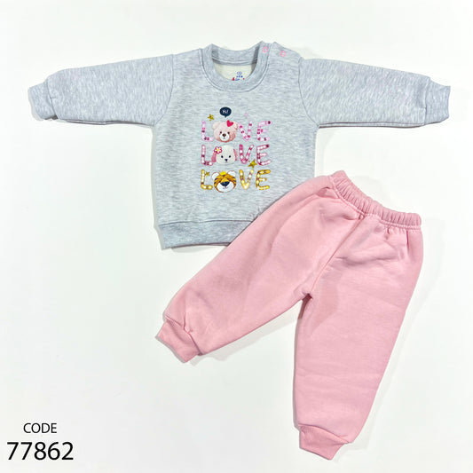 طقم قطن ميلتون - شتوي