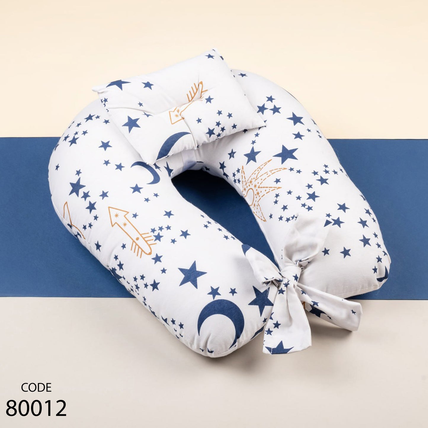 مخدة رضاعة كسوة خارجية بسوستة مع مخدة رأس ورباط