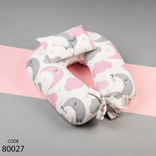 مخدة رضاعة كسوة خارجية بسوستة مع مخدة رأس ورباط