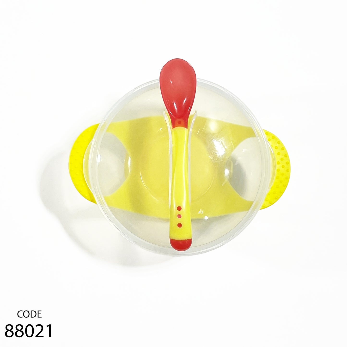 طبق للأطفال مع ملعقة