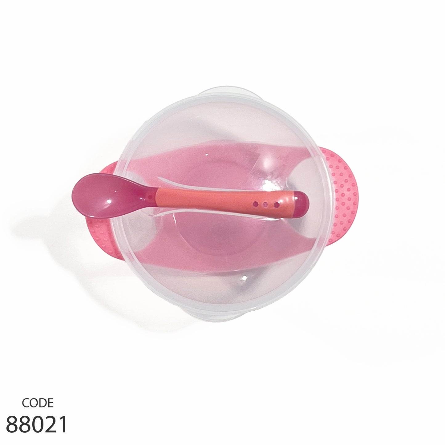 طبق للأطفال مع ملعقة