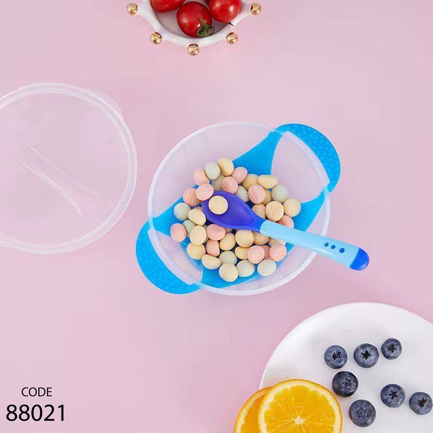 طبق للأطفال مع ملعقة وغطاء - شيكو