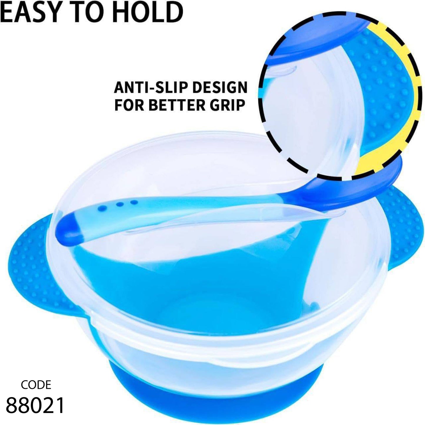 طبق للأطفال مع ملعقة وغطاء - شيكو