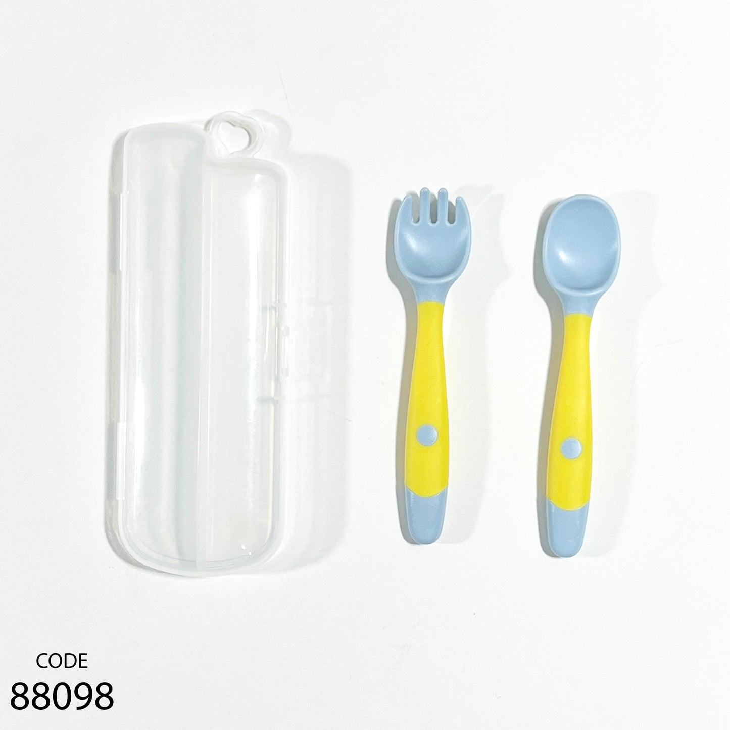 طقم معلقة و شوكة ماركة شيكو - للاطفال