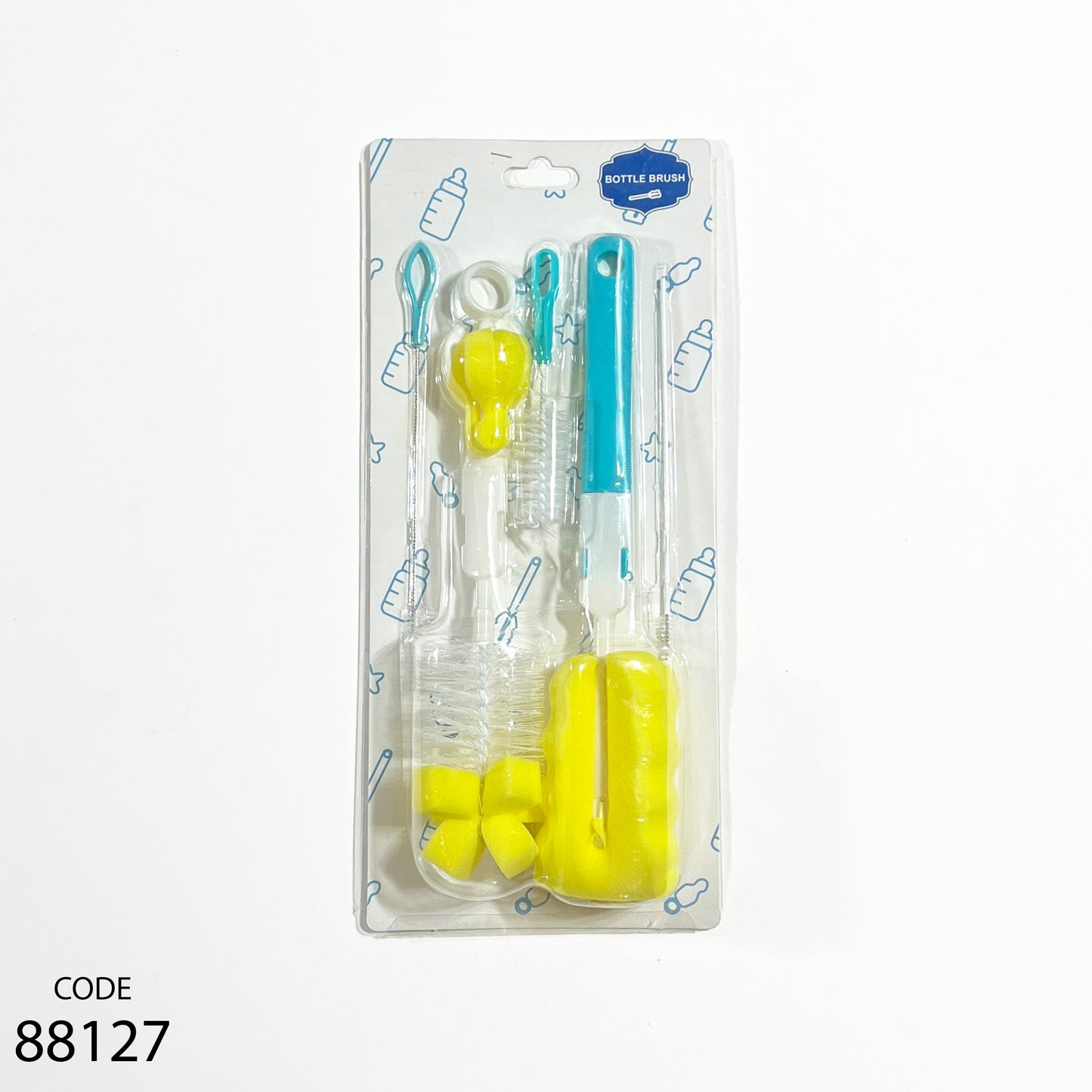 طقم فرشاة 6 قطع  لتنظيف البيبرونة