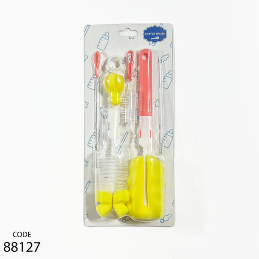 طقم فرشاة 6 قطع  لتنظيف البيبرونة