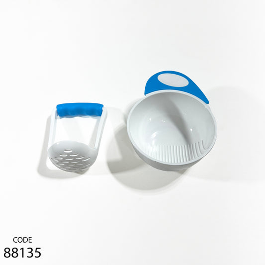 طبق مع هراسة للاطفال