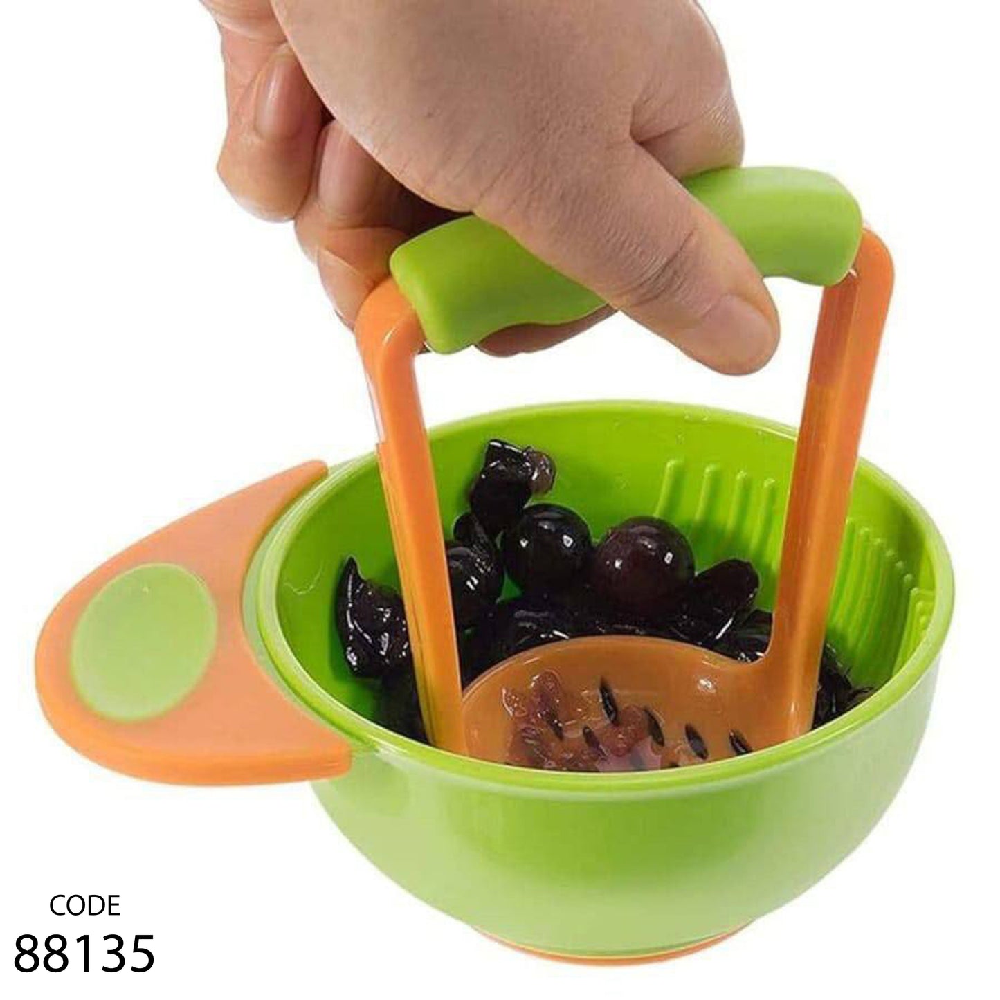 طبق مع هراسة للاطفال
