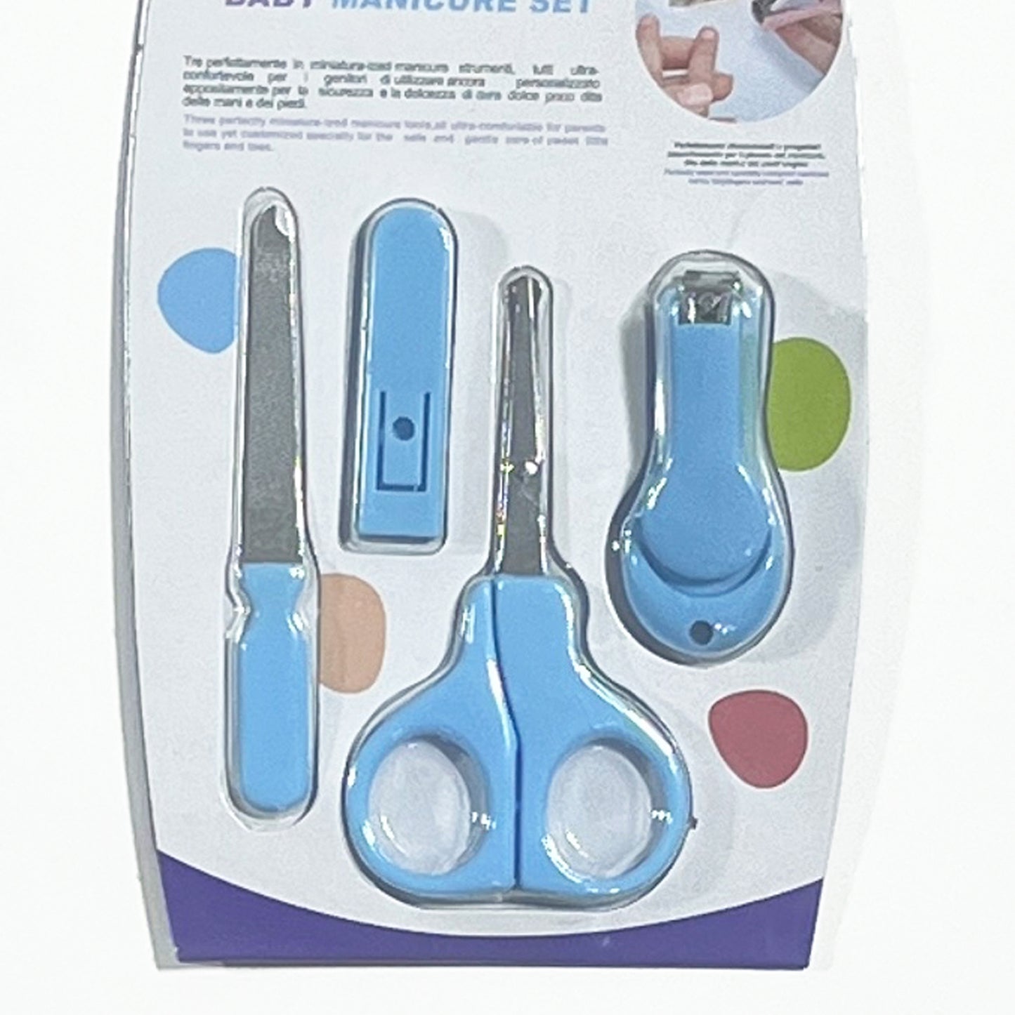 طقم العناية 4 قطع - اللون أزرق