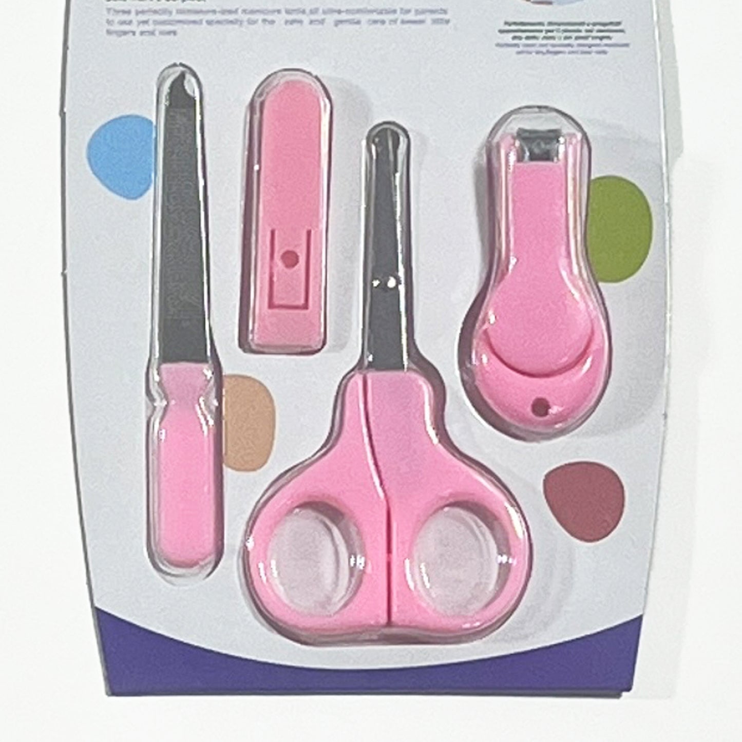 طقم العناية 4 قطع - اللون بينك