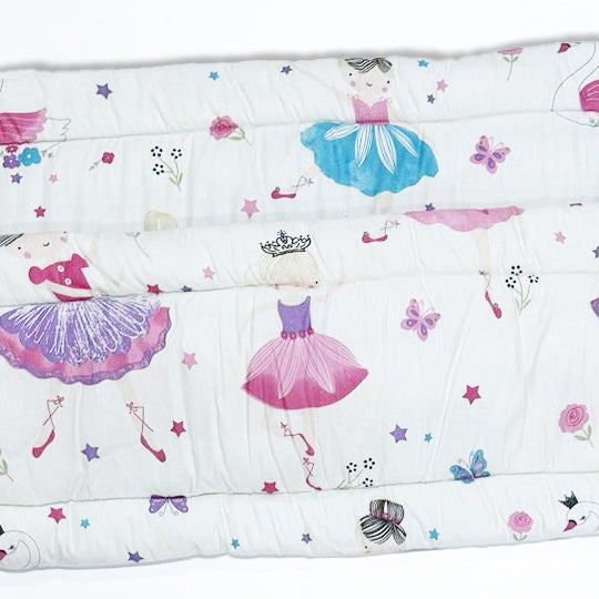 طقم جوانب السرير فايبر  - مع مخدة و ملاية بأستك محكم