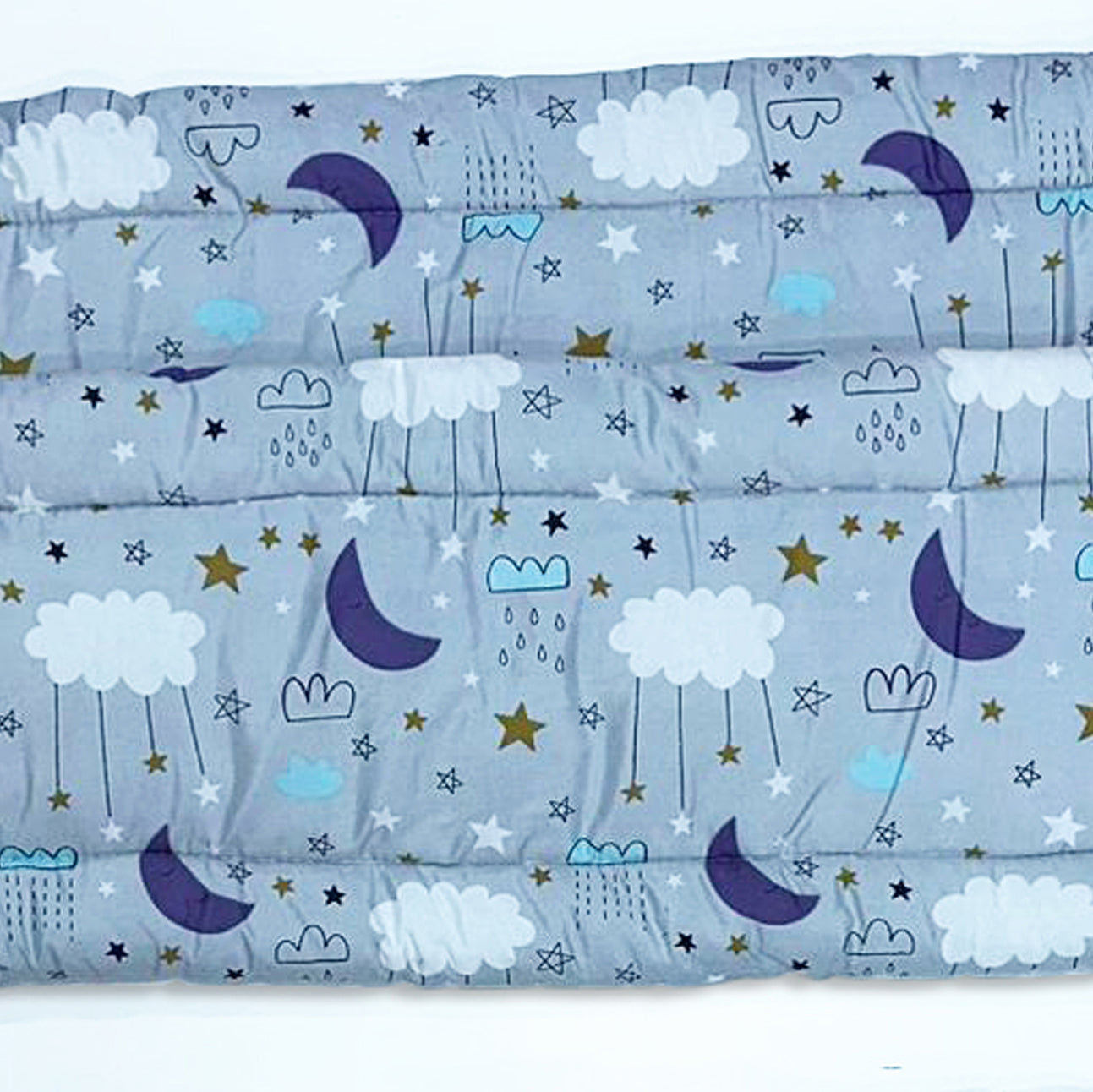 طقم جوانب السرير فايبر  - مع مخدة و ملاية بأستك محكم