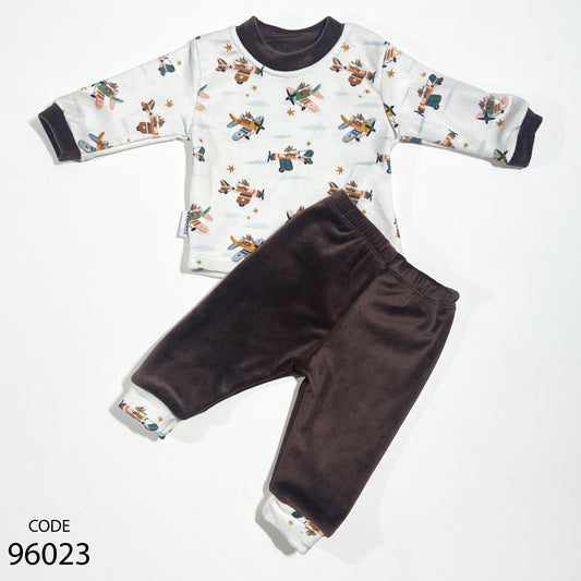 بجامة قطيفة لحديث الولادة من كيدزفيلا