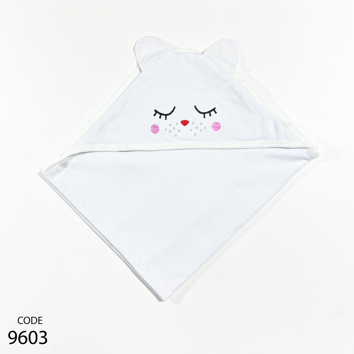 كوفرته قطن طبقة وحدة لحديث الولادة - مطرزة