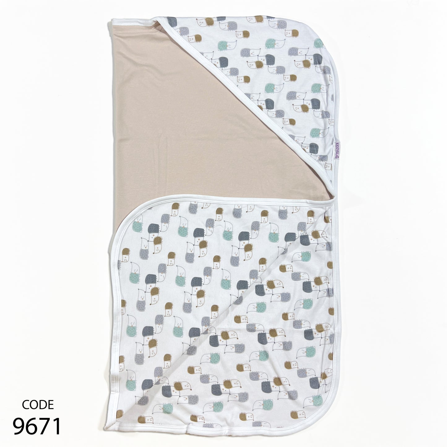 كوفرته قطن طبقتين لحديث الولادة