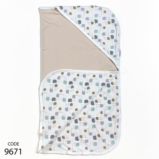 كوفرته قطن طبقتين لحديث الولادة