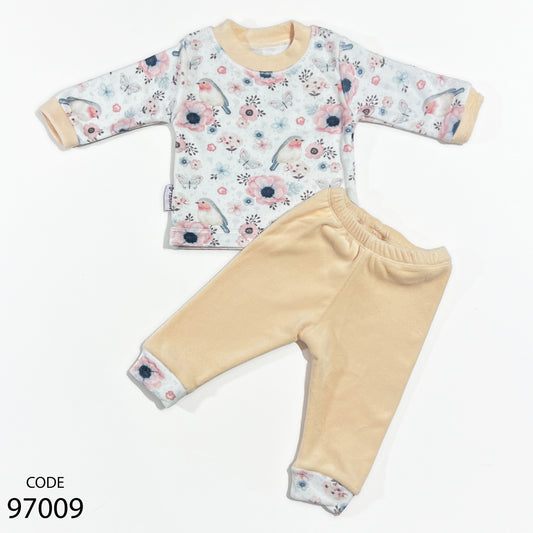 بجامة قطيفة لحديث الولادة من كيدزفيلا