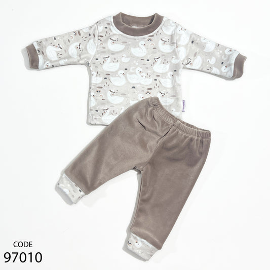 بجامة قطيفة لحديث الولادة من كيدزفيلا