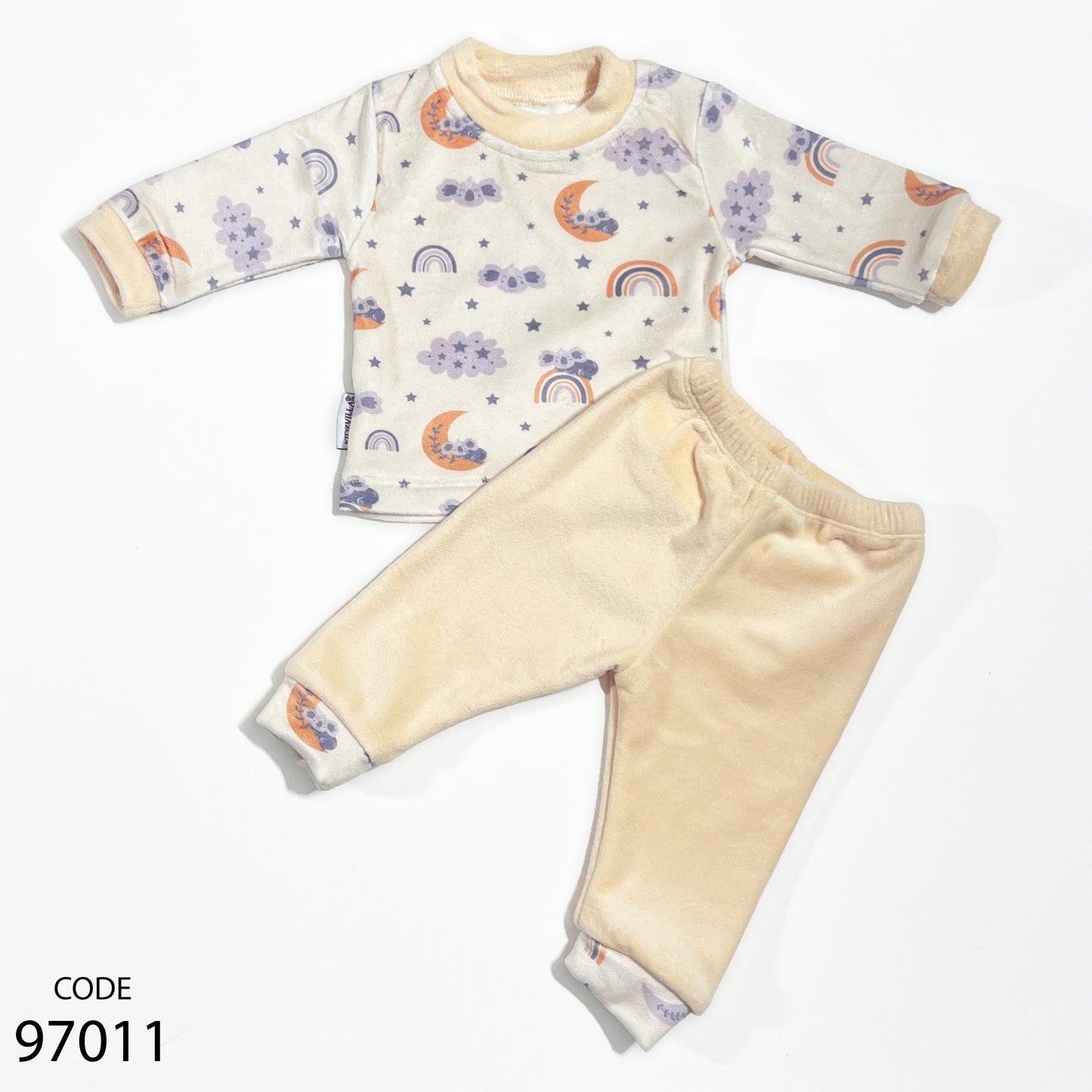 بجامة قطيفة لحديث الولادة من كيدزفيلا