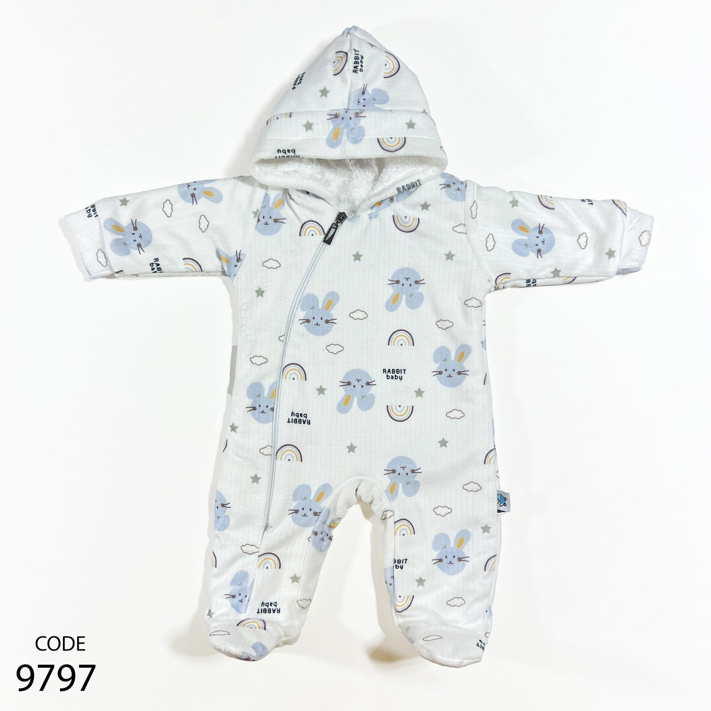 سالوبيت قطيفة مبطن فرو لحديث الولادة - شتوي