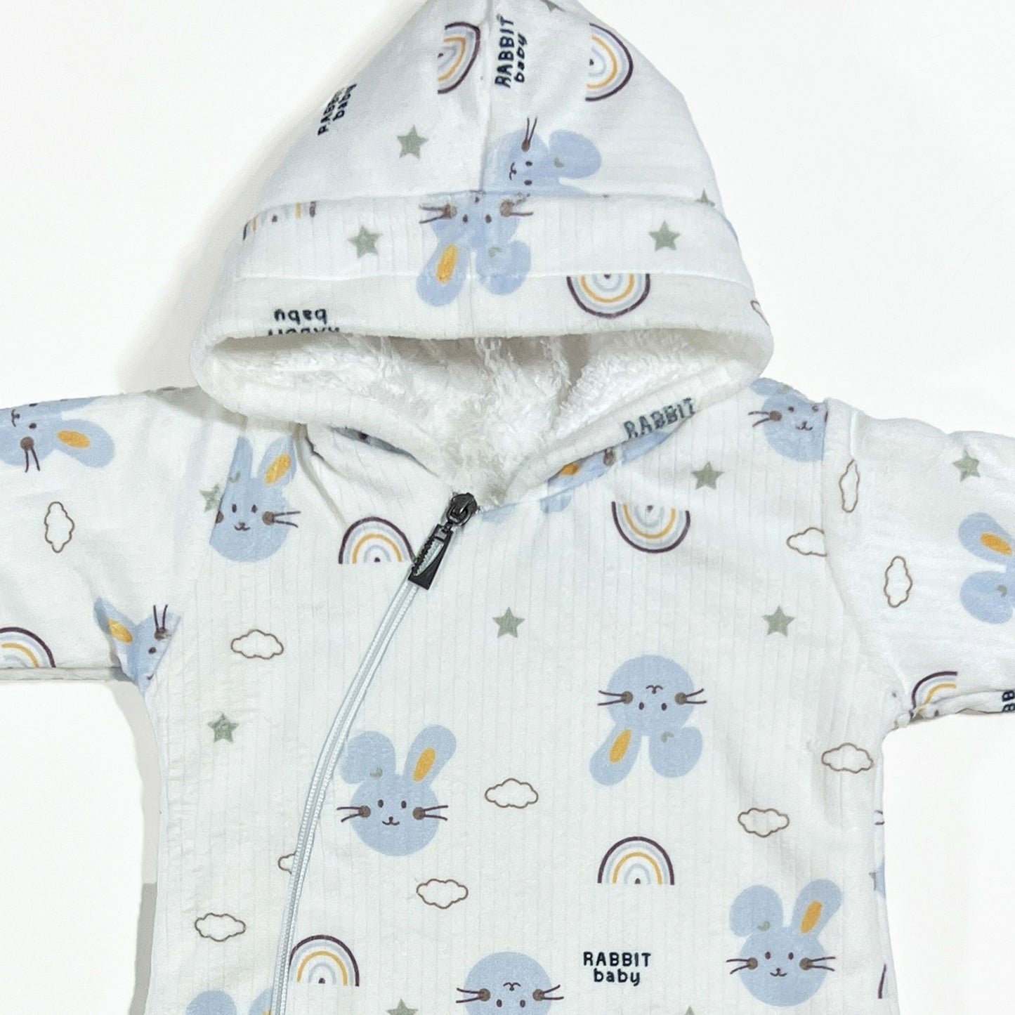 سالوبيت قطيفة مبطن فرو لحديث الولادة - شتوي