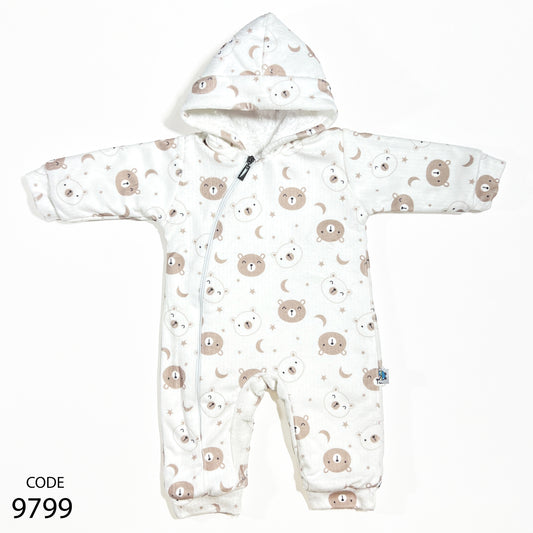 سالوبيت قطيفة مبطن فرو لحديث الولادة - شتوي