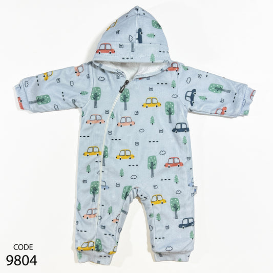 سالوبيت قطيفة مبطن فرو لحديث الولادة - شتوي