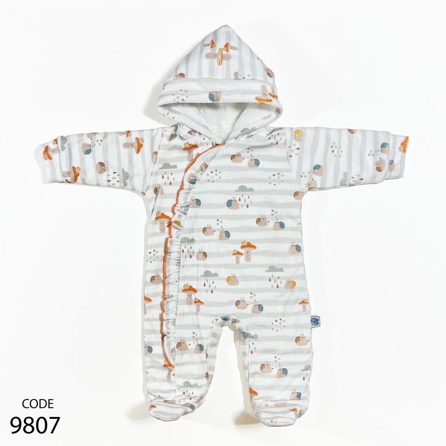 سالوبيت قطيفة مبطن فرو لحديث الولادة - شتوي