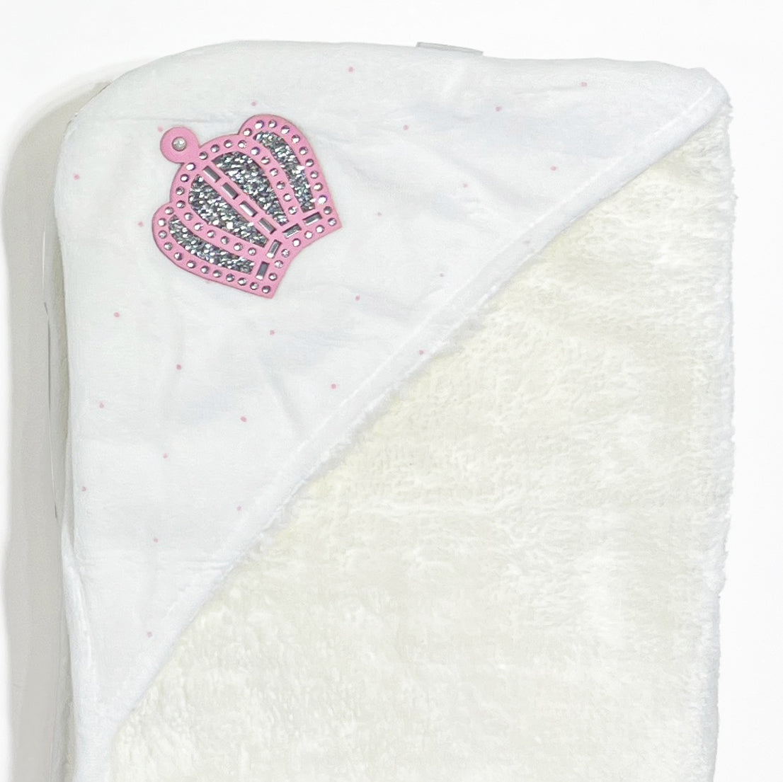 طقم المستشفى والسبوع 4 قطع قطيفة مع كوفرته مبطن فرو