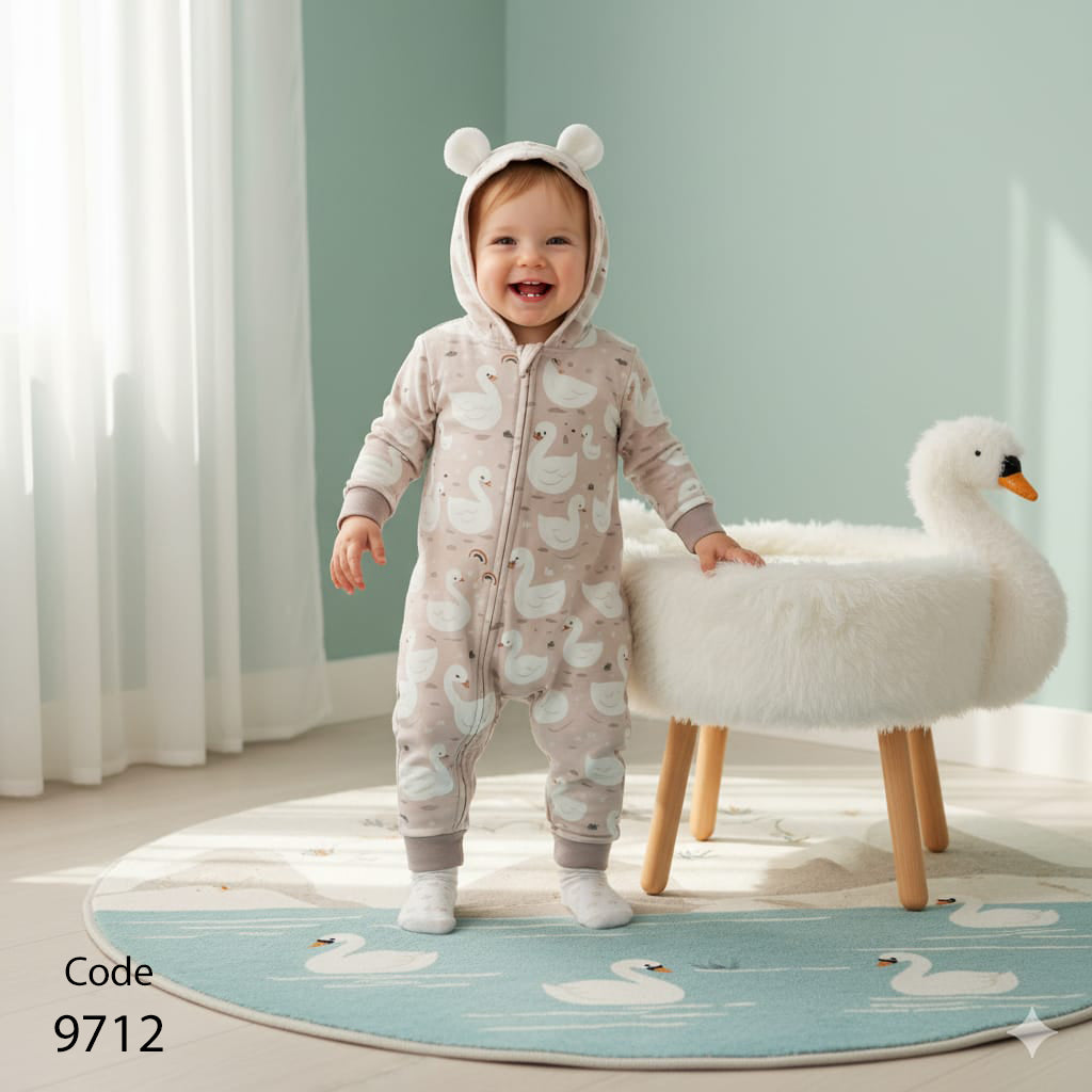 سالوبيت شتوي قطن ميلتون مبطن طبقة فرو خفيفة من كيدزفيلا